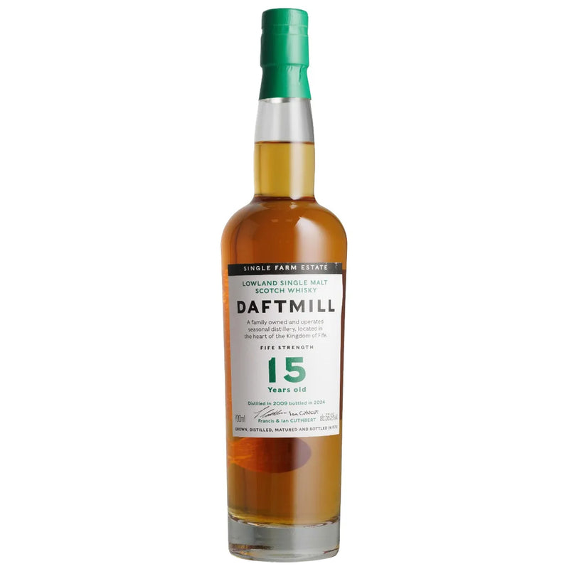 Daftmill 15 Year Old Fife Strength Lowland Single Malt Scotch Whisky